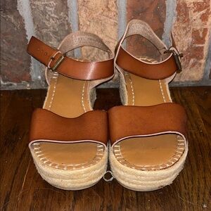 Brown Leather Women's Sandals